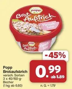 Famila Nord West Popp Brotaufstrich Angebot