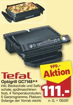 Famila Nord West Tefal Optigrill GC7148 Angebot
