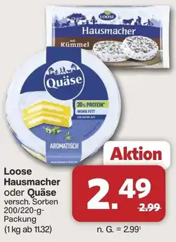 Famila Nord West Loose Hausmacher oder Quäse Angebot