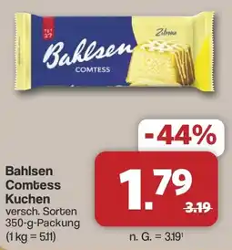 Famila Nord West Bahlsen Comtess Kuchen Angebot