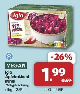 Famila Nord West Iglo Apfelrotkohl Minis Angebot
