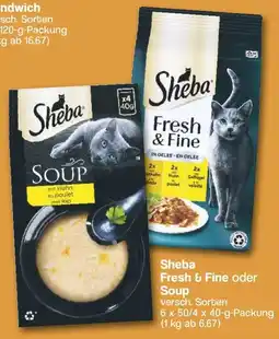 Famila Nord West Sheba Fresh & Fine oder Soup Angebot