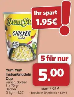 Famila Nord West Yum Yum Instantnudeln Cup Angebot