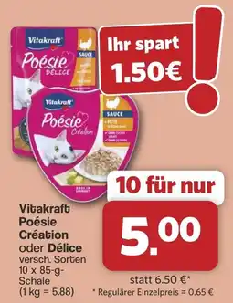Famila Nord West Vitakraft Poésie Création oder Délice Angebot