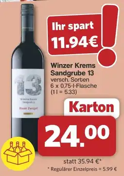 Famila Nord West Winzer Krems Sandgrube 13 Angebot