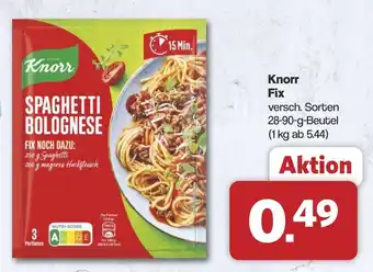 Famila Nord West Knorr Fix Angebot