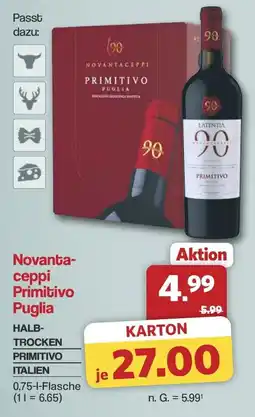 Famila Nord West Novantaceppi Primitivo Puglia Angebot