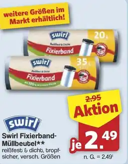Famila Nord West swirl Swirl Fixierband Müllbeutel Angebot
