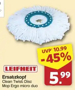 Famila Nord West LEIFHEIT Ersatzkopf Angebot