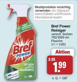 Famila Nord West Bref Power Reiniger Angebot