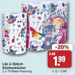Famila Nord West Lilo & Stitch Küchentücher Angebot