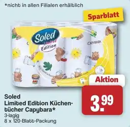 Famila Nord West Soled Limited Edition Küchentücher Capybara Angebot