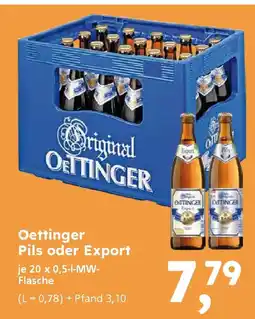 Globus Baumarkt Oettinger Pils oder Export Angebot
