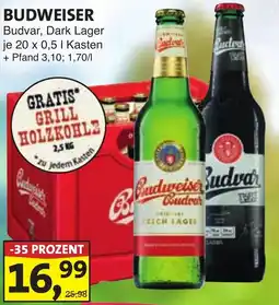 Lösch Depot BUDWEISER Budvar, Dark Lager Angebot