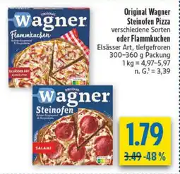 diska Original Wagner Steinofen Pizza oder Flammkuchen Angebot