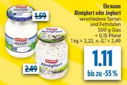diska Ehrmann Almighurt oder Joghurt Angebot
