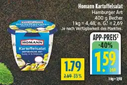 diska Homann Kartoffelsalat Hamburger Art Angebot