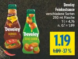 diska Develey Feinkostsauce Angebot