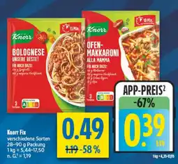 diska Knorr Fix Angebot