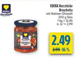 diska EDEKA Herzstücke Bruschetta Angebot