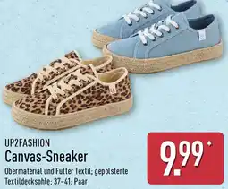 Aldi Nord UP2FASHION Canvas-Sneaker Angebot
