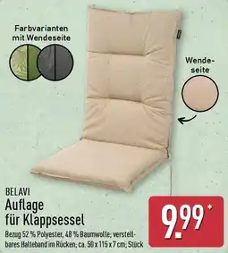 Aldi Nord BELAVI Auflage für Klappsessel Angebot