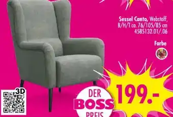 Möbel Boss Sessel Canto Angebot
