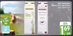 Edeka Bio Hamfelder Milch oder Haferdrink Angebot
