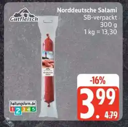 Edeka Norddeutsche Salami Angebot
