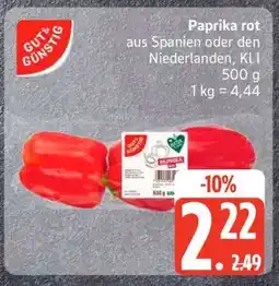 Edeka Paprika rot Angebot
