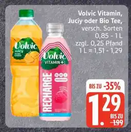 Edeka Volvic Vitamin, Juicy oder Bio Tee Angebot
