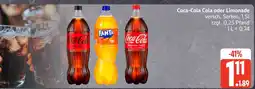 Edeka Coca-Cola Cola oder Limonade Angebot