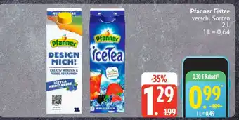 Edeka Pfanner Eistee Angebot