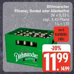 Edeka Dithmarscher Pilsener, Dunkel oder Alkoholfrei Angebot