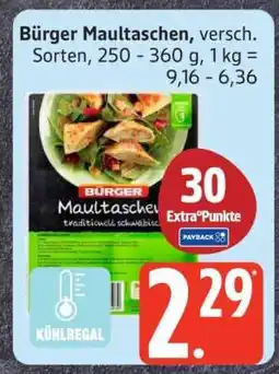 Edeka BÜRGER Maultaschen Angebot