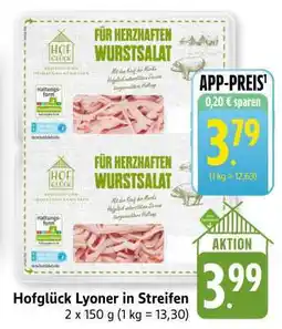 Edeka Hofglück Lyoner in Streifen Angebot