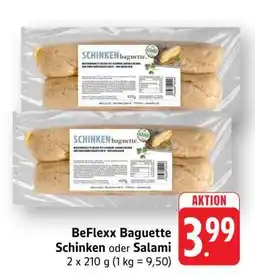 Edeka BeFlexx Baguette Schinken oder Salami Angebot