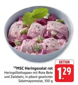 Edeka MSC Heringssalat rot Angebot