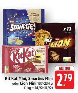 Edeka Kit Kat Mini, Smarties Mini, oder Lion Mini Angebot