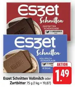 Edeka Eszet Schnitten Vollmilch oder Zartbitter Angebot