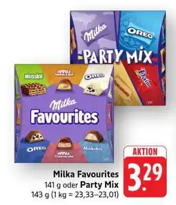 Edeka MILKA Favourites oder Party-Mix Angebot