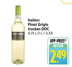 Edeka Italien: Pinot Grigio trocken DOC Angebot
