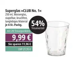 Edeka Superglas CLUB No. 1 Angebot