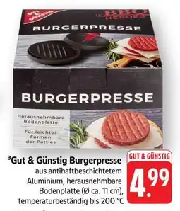 Edeka Gut & Günstig Burgerpresse Angebot