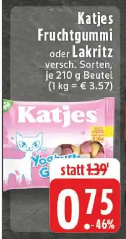 Edeka Katjes Fruchtgummi oder Lakritz Angebot