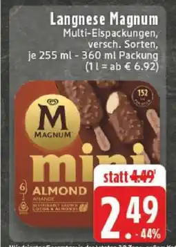 Edeka Langnese Magnum Angebot