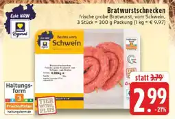 Edeka Bratwurstschnecken Angebot