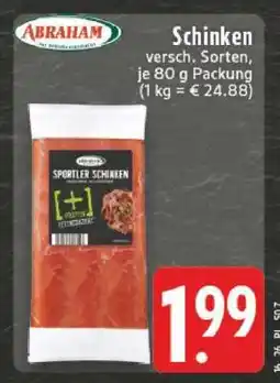 Edeka Abraham Schinken Angebot