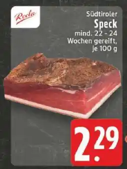 Edeka Südtiroler Speck Angebot