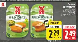 Edeka Vegane Mühlen Schnitzel / Mühlen Cordon Bleu Angebot